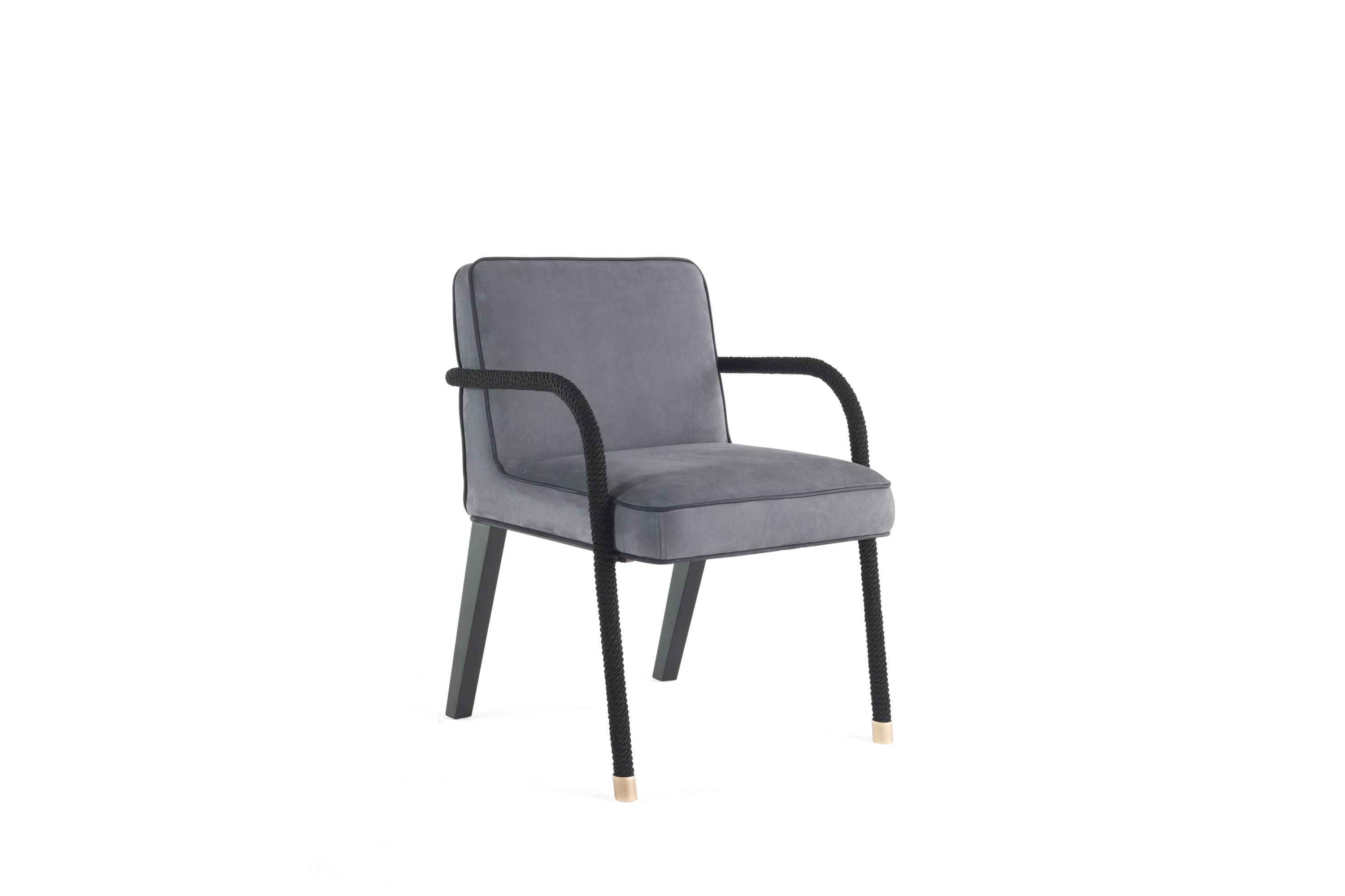 LOOP chair with armrests | Gianfranco Ferré Home Interiors